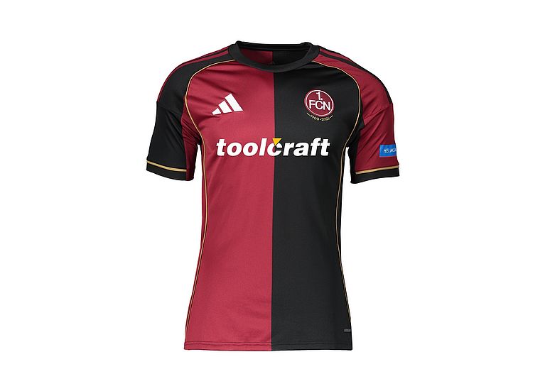Trikot des 1. FC Nürnberg mit toolcraft-Logo