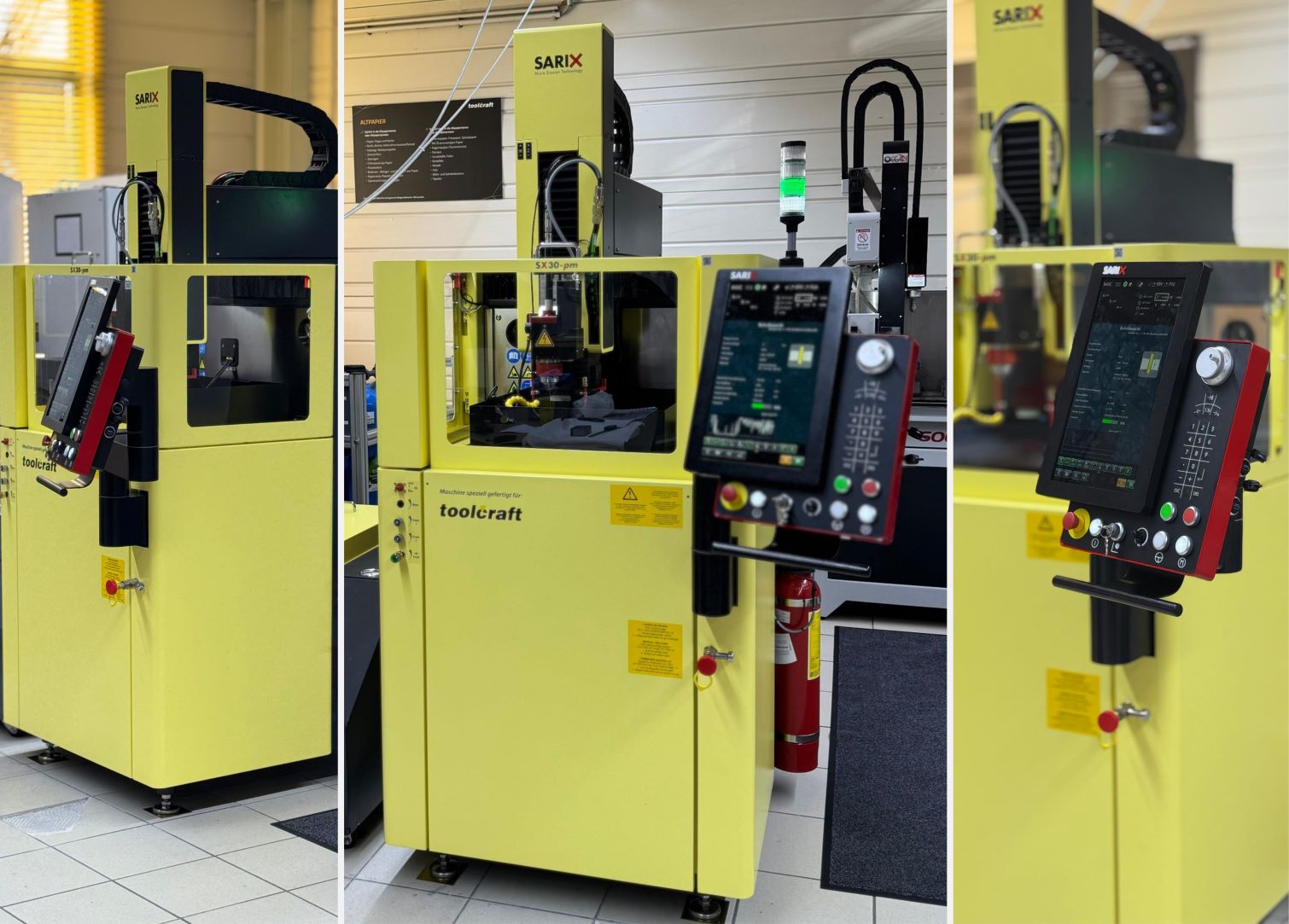 Bilder der Sarix SX 30 bei toolcraft