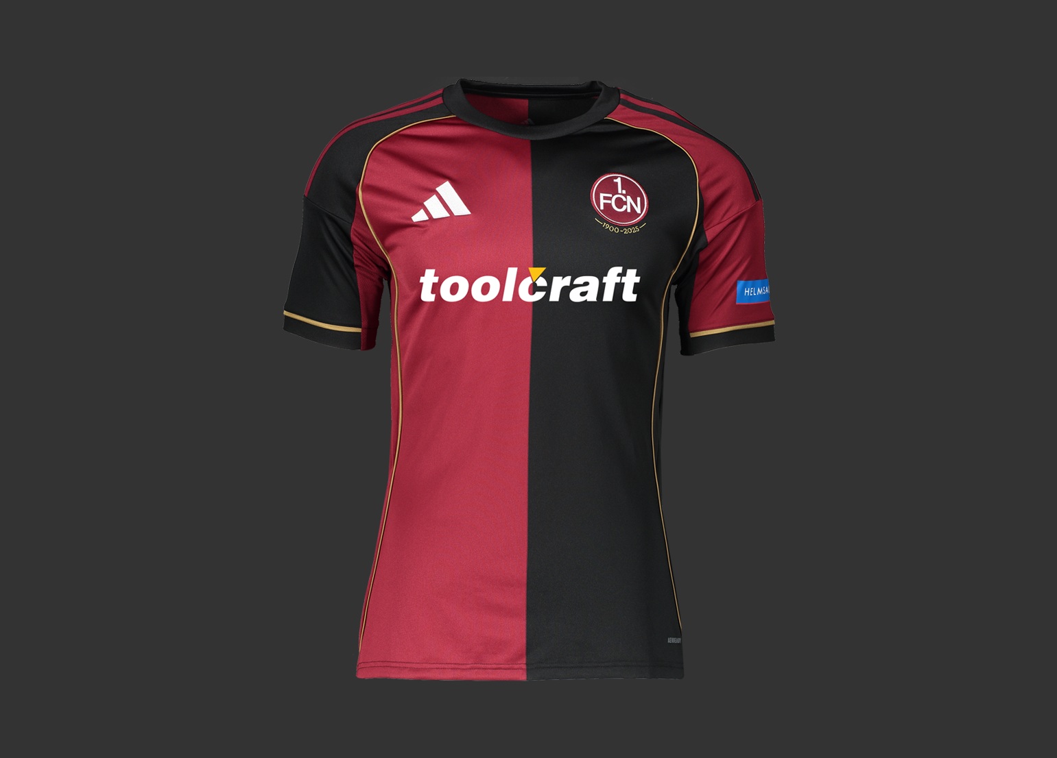 Trikot des 1. FC Nürnberg mit toolcraft-Logo