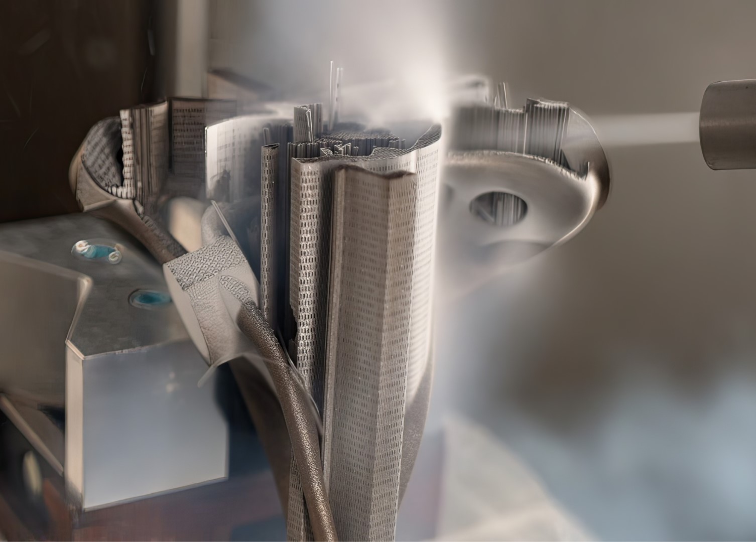 Supportentfernung bei einem additiv gefertigten Bauteil