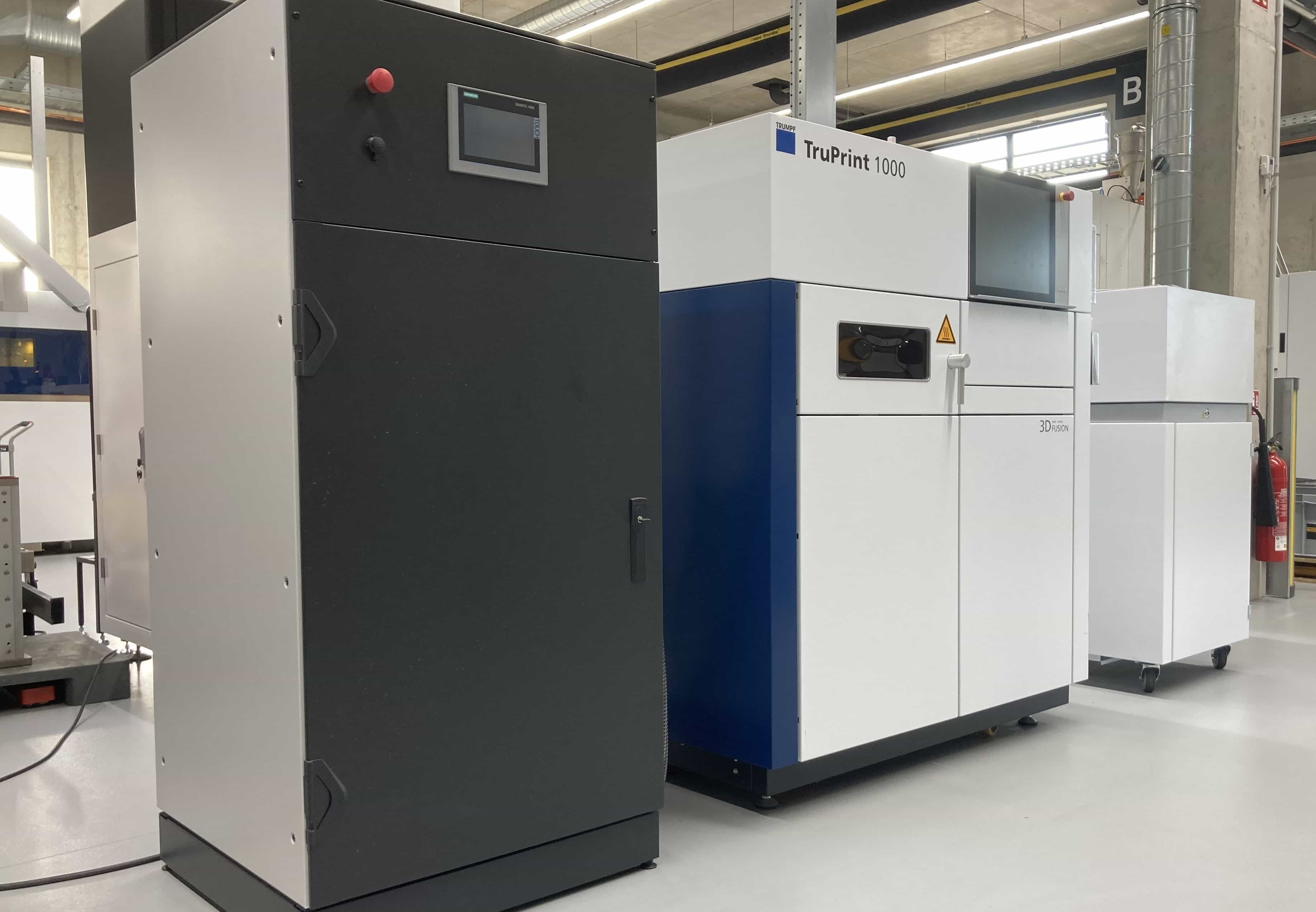 Die Anlage TruPrint1000 bei toolcraft